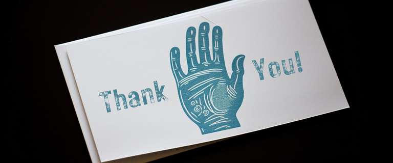 Letterpress Thank You Cards